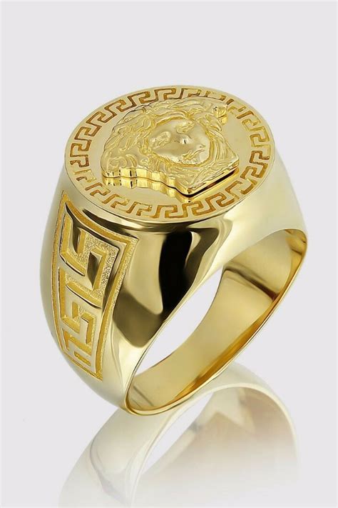 versace ring for men|versace gold ring for men.